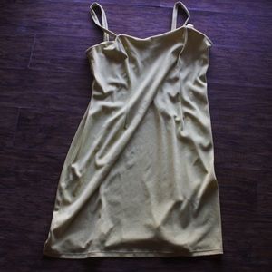 Leslie day yellow dress